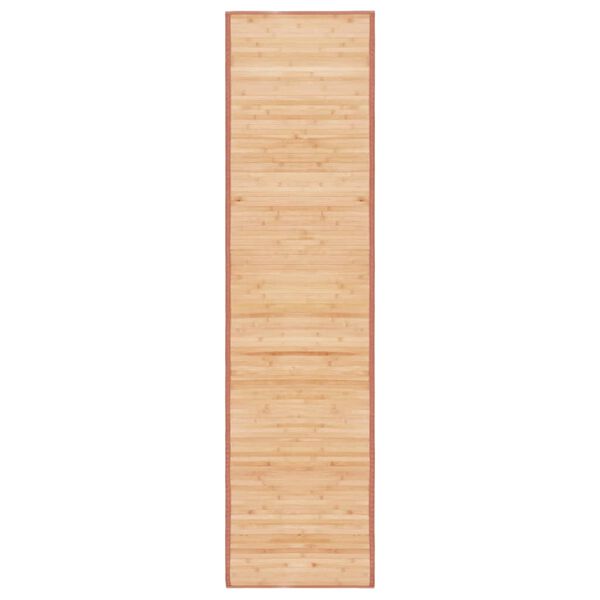 vidaXL Covor din bambus, maro, 80 x 300 cm