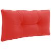 vidaXL Pernă de spate PUTTEN 100% Polyester Roșu 70 x 40 x 10 cm
