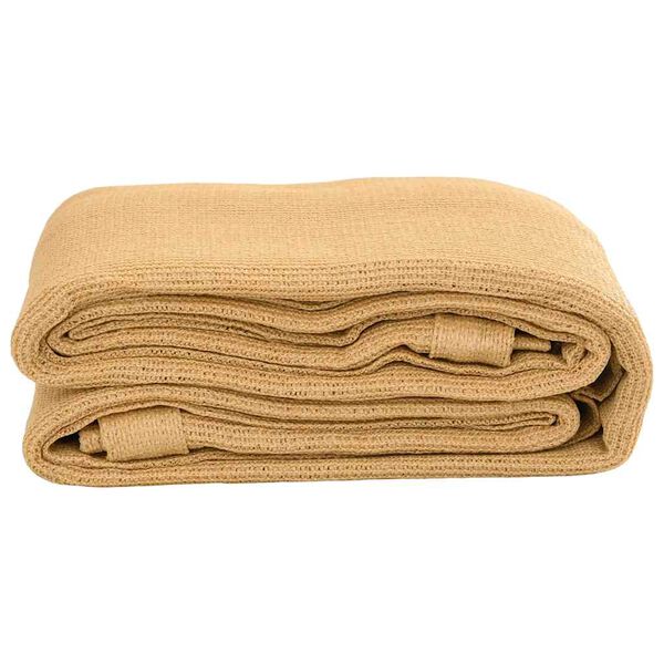 vidaXL Covor pentru cort, nisipiu, 250x400 cm, HDPE