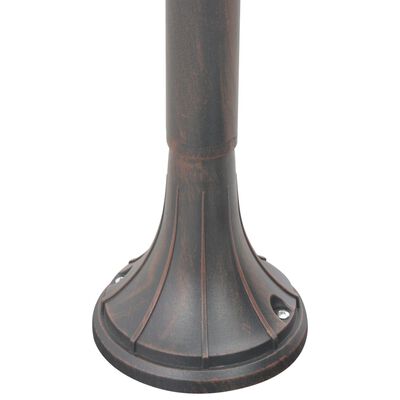 vidaXL Stâlp de iluminat pentru grădină, bronz, 120 cm, aluminiu, E27