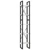 vidaXL Bibliotecă cu 5 rafturi, alb, 40x30x175 cm, lemn masiv de pin