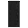 vidaXL Suport pentru plante 2 pcs Stejar Negru 30 x 30 x 70 cm