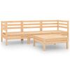 vidaXL Set mobilier de grădină, 4 piese, lemn masiv de pin