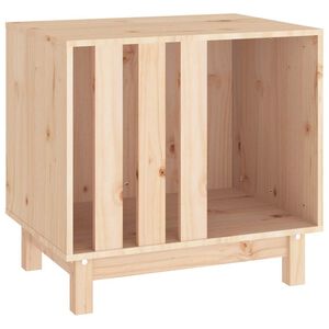vidaXL Casă pentru c&acirc;ini natural 60 x 45 x 57 cm