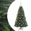 vidaXL Brad de Crăciun artificial cu globuri 120 cm 150 LED-uri