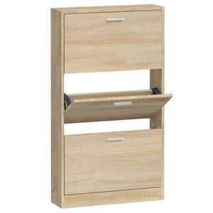 vidaXL Pantofar, stejar, 59x17x108 cm, lemn prelucrat