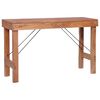 vidaXL Masă consolă pliabilă, 130 x 40 x 80 cm, lemn masiv reciclat