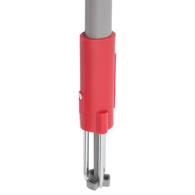 vidaXL Dispozitiv de eliminat buruieni, roșu și gri, 93,5 cm, oțel