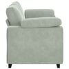 vidaXL Canapea loveseat gri deschis 140 cm catifea