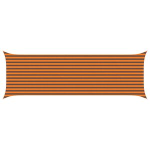 vidaXL P&acirc;nză de umbră Portocalie și maro 6 x 2 m 100% poliester Oxford