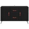 vidaXL Bufet cu sertar Stejar Negru 100 x 36 x 60 cm Lemn compozit