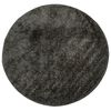 vidaXL Covor ISTAN, cu fire &icirc;nalte, aspect lucios, antracit, &Oslash; 120 cm