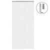 vidaXL Paravan de ușă cu lanț, 100x212 cm, aluminiu