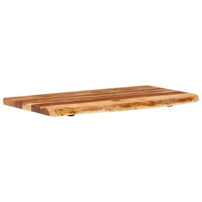 vidaXL Blat lavoar de baie, 100x52x3,8 cm, lemn masiv de acacia