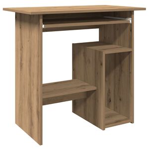 vidaXL Birou, stejar artizanal, 80x45x74 cm, lemn prelucrat