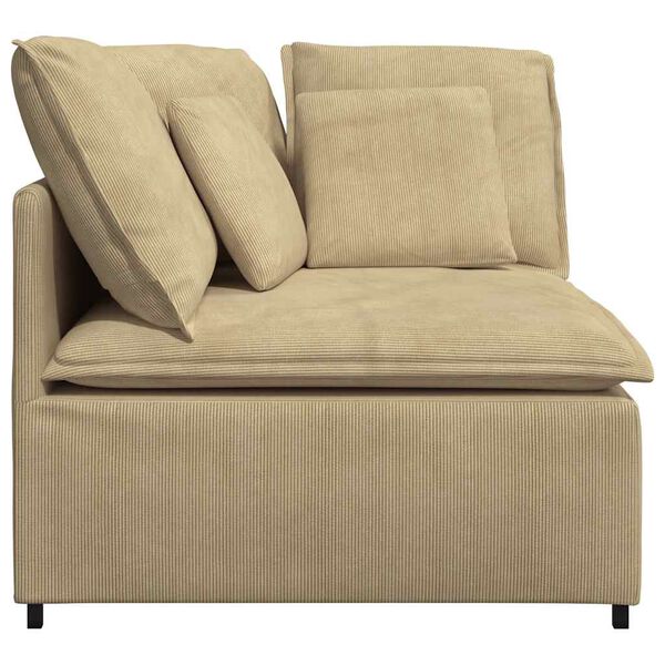 vidaXL Modul modular de colț pentru canapea cu perne 100 cm