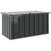 vidaXL Cutie de depozitare pentru grădină Negru 101 x 56,5 x 50 cm