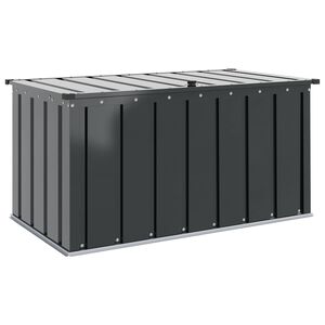vidaXL Cutie de depozitare pentru grădină Negru 101 x 56,5 x 50 cm