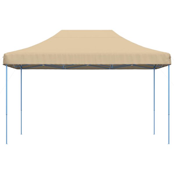 vidaXL Cort de petrecere pliabil Pop-Up, 440x292x315 cm, bej