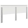 vidaXL Tăblie cap cu headboard Gri Sonoma 200 cm Lemn compozit