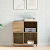 vidaXL Dulap pentru discuri de vinil stejar artizanal 85 x 38 x 89 cm
