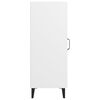 vidaXL Servantă, alb, 34,5x34x90 cm, lemn compozit