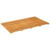 vidaXL Covoraș de baie Maro 80 x 48 x 2,5 cm Lemn Solid de Acacia