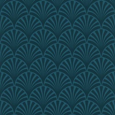 Noordwand Tapet "couleurs & matières 20's Pattern Artdeco", albastru