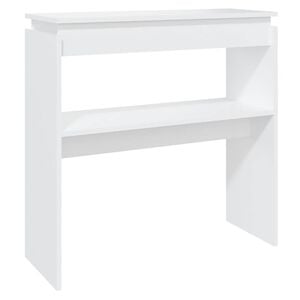 vidaXL Masă consolă, alb, 80x30x80 cm, PAL