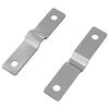 vidaXL Placă de Impact 2 buc. Argintiu 50 x 10 x 1,2 mm Fier