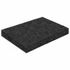 vidaXL Pat din granulate de cauciuc Negru 6 x 9 x 1 cm Cauciuc