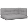 vidaXL Perne de paleți, 3 buc., gri, material textil