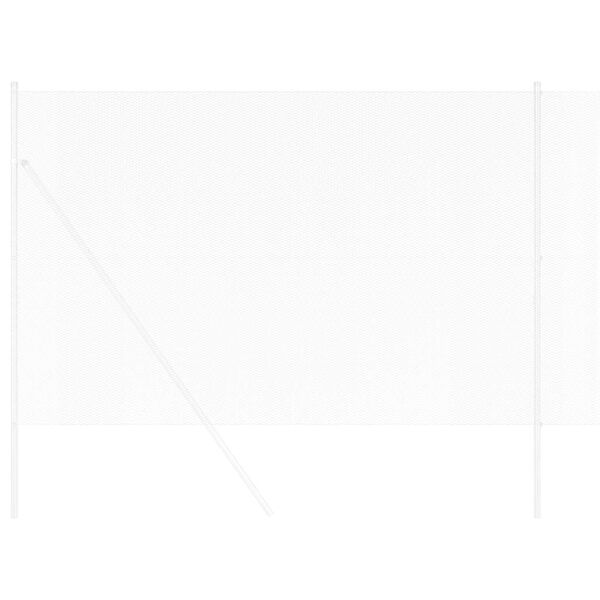 vidaXL Gard hexagonal Argintiu 1,6 x 10 m Oțel galvanizat