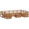 vidaXL Seturi de canapele 10 pcs natural Lemn Solid de Acacia