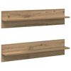 vidaXL Raft de perete Montare pe perete 2 pcs Stejar Artizanal