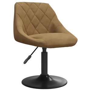 vidaXL Scaun de bar, maro, catifea