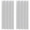 vidaXL Cortină din Voile 2 pcs Gri deschis 225 x 140 cm Poliester