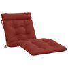 vidaXL Perna pentru Șezlong VIANEN 100% Polyester Roșu 200 x 70 x 8 cm