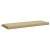 vidaXL Perna pentru bancă SOEST 100% Polyester Bej 150 x 50 x 8 cm