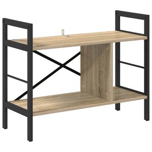 vidaXL Raft pentru cărți 3 niveluri 75 x 30 x 58,5 cm Lemn prelucrat