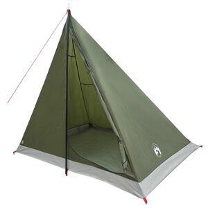 vidaXL Cort de backpacking 2 persoană Verde măsliniu