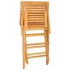 vidaXL Scaune pliante 4 buc 56x63x90 cm lemn masiv de tec