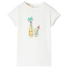 Tricou pentru copii, ecru, 128