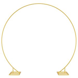 vidaXL Arc de nuntă Auriu 220 x 45 x 200 cm Oțel