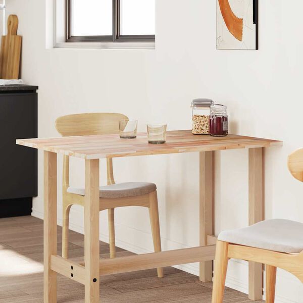 vidaXL Blat de masă, 120x70x2 cm, dreptunghiular, lemn masiv de acacia