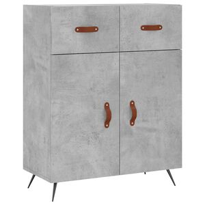 vidaXL Dulap, gri beton, 69,5x34x90 cm, lemn compozit