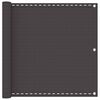 vidaXL Ecran de balcon Antracit 90 x 1000 cm HDPE și Aluminiu