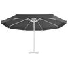 vidaXL Pânză de schimb umbrelă de soare de exterior, antracit, 515 cm