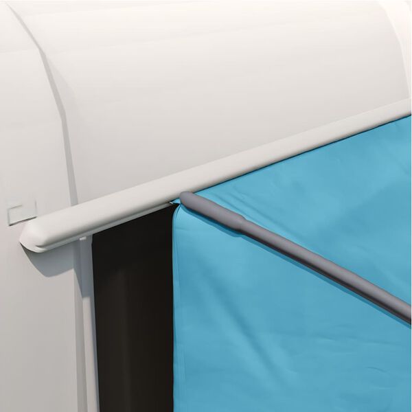 vidaXL Cort pentru hayon cu acoperiș albastru 194 x 180 x 210 cm tafta