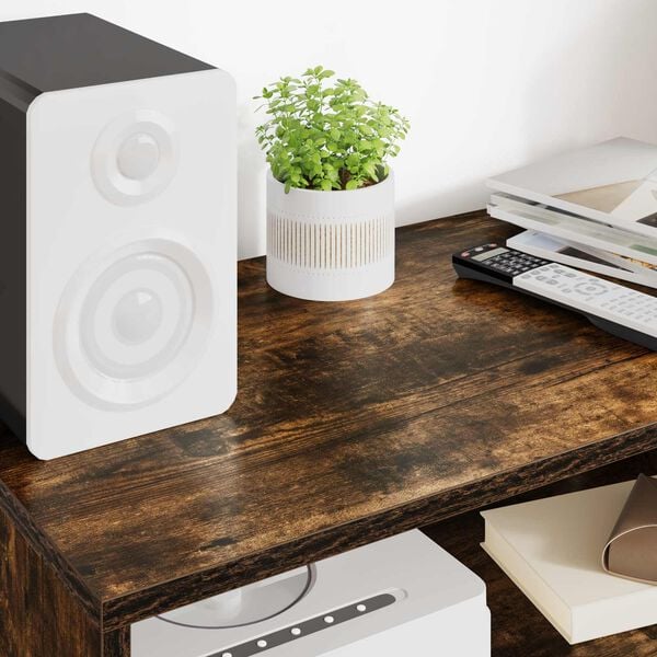 vidaXL Cabinet TV Stejar fumuriu 60 x 35 x 40 cm Lemn compozit